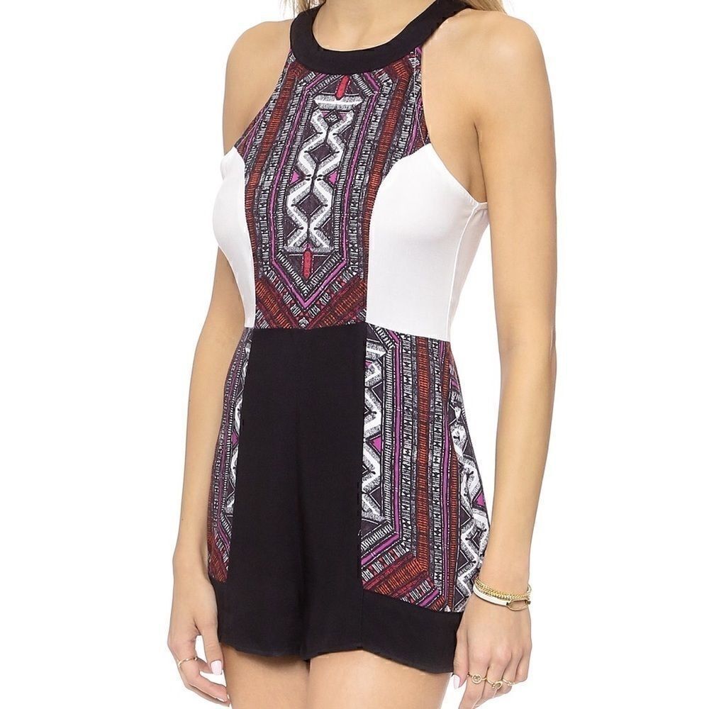 Minkpink pastel neon tribal print romper - Picture 3 of 5